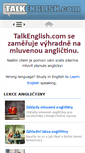 Mobile Screenshot of cz.talkenglish.com